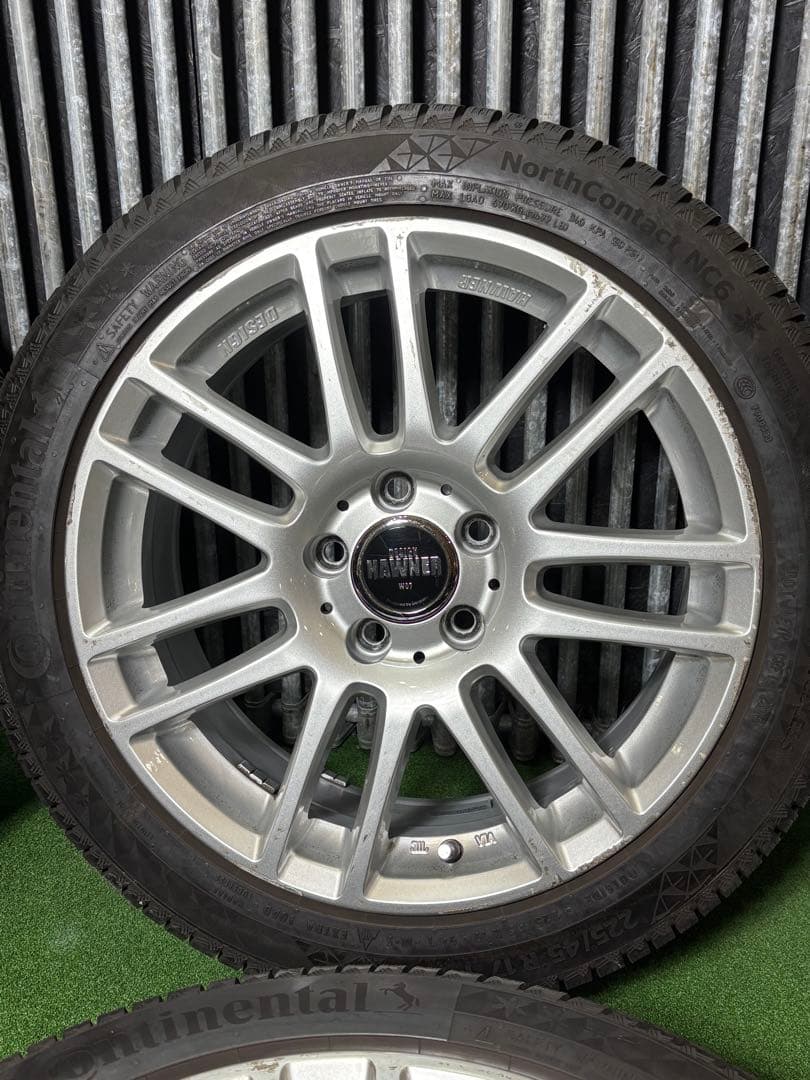 バリ溝‼️225/45R17 PCD112 コンチネンタルスタットレスホイール4本