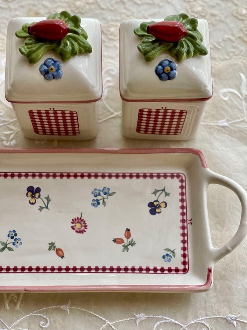 ビレロイ＆ボッホ 陶器製キャニスター