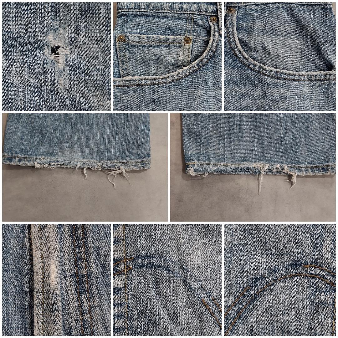 リーバイス569 Levis W34 ブルーデニム 青 00s 古着 18389