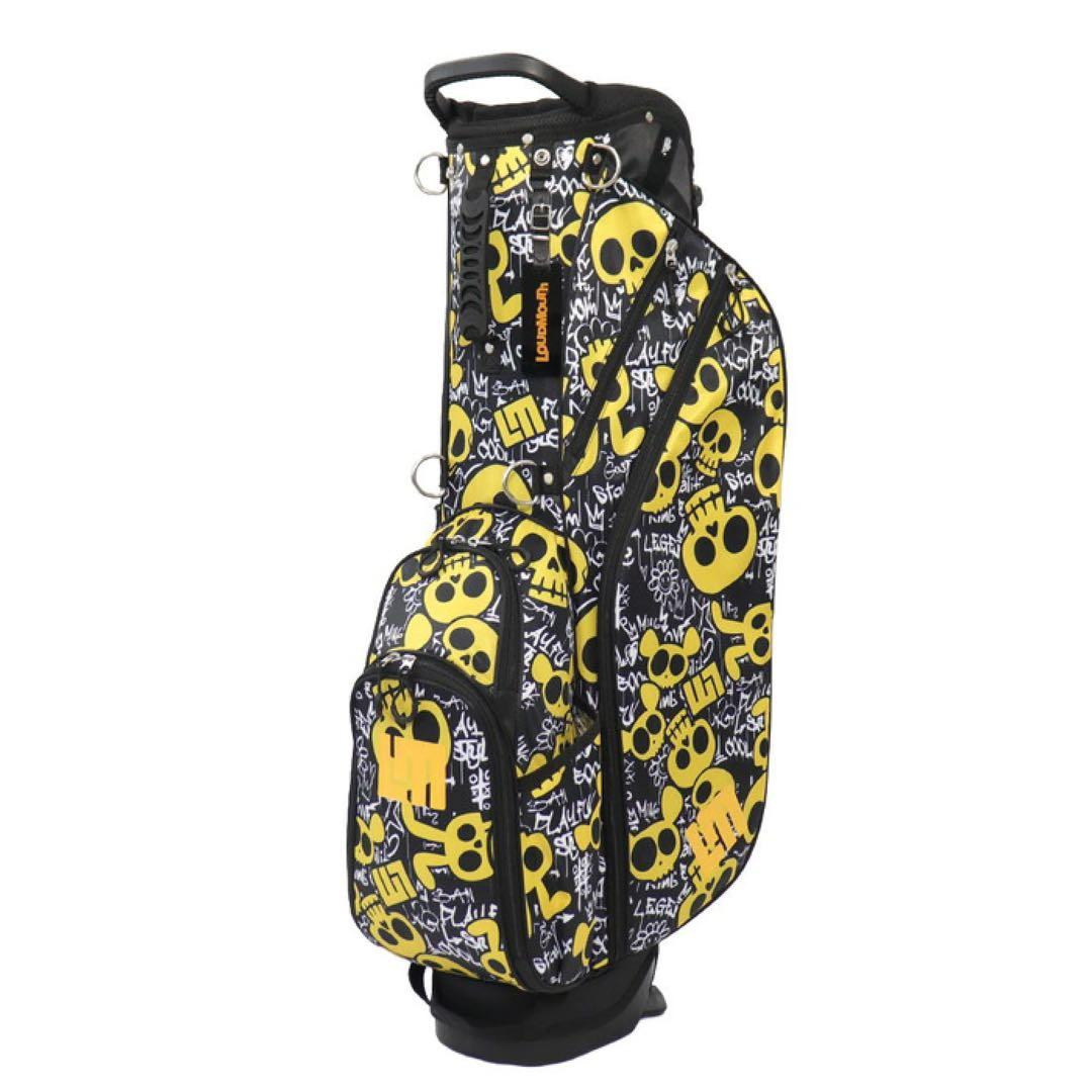 【新品】ラウドマウス キャディバッグ 8.5型 （413）アニマルスカルズ