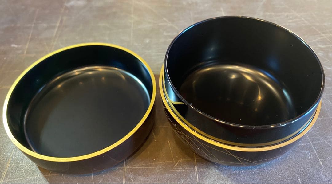 美品　輪島塗　棗　蒔絵・松虫（鈴虫）　　　　鈴谷鐵五郎作 ・茶道具　ヴィンテージ