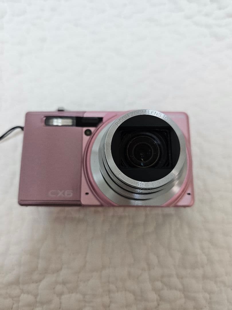 ✨美品✨『動作確認済み』RICOH リコー CX6 ピンク デジカメ コンデジ