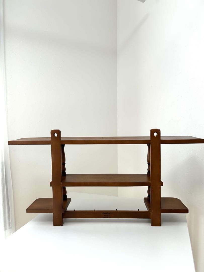 ウォールシェルフ　ディスプレイラック　壁掛け飾り棚　ヴィンテージ　　倉敷意匠