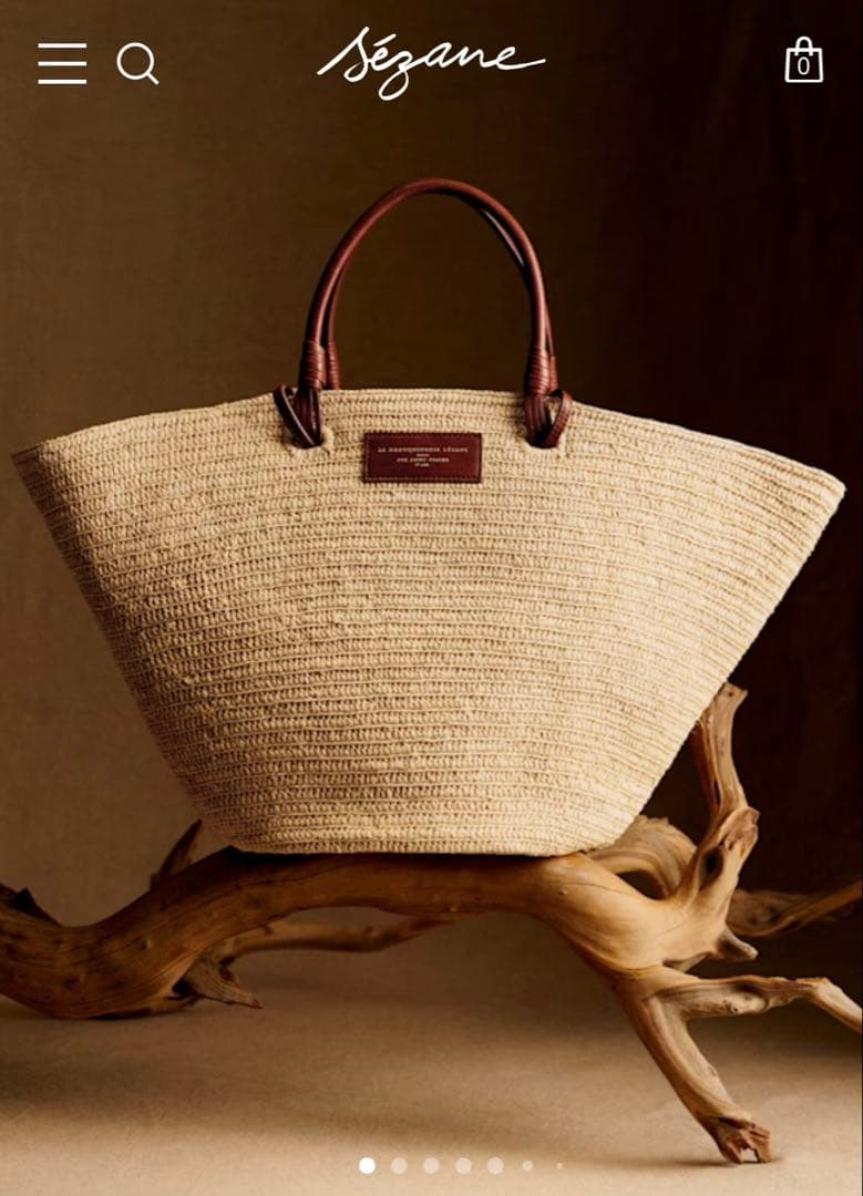 【半額セール】sezane セザンヌ　カゴバッグ