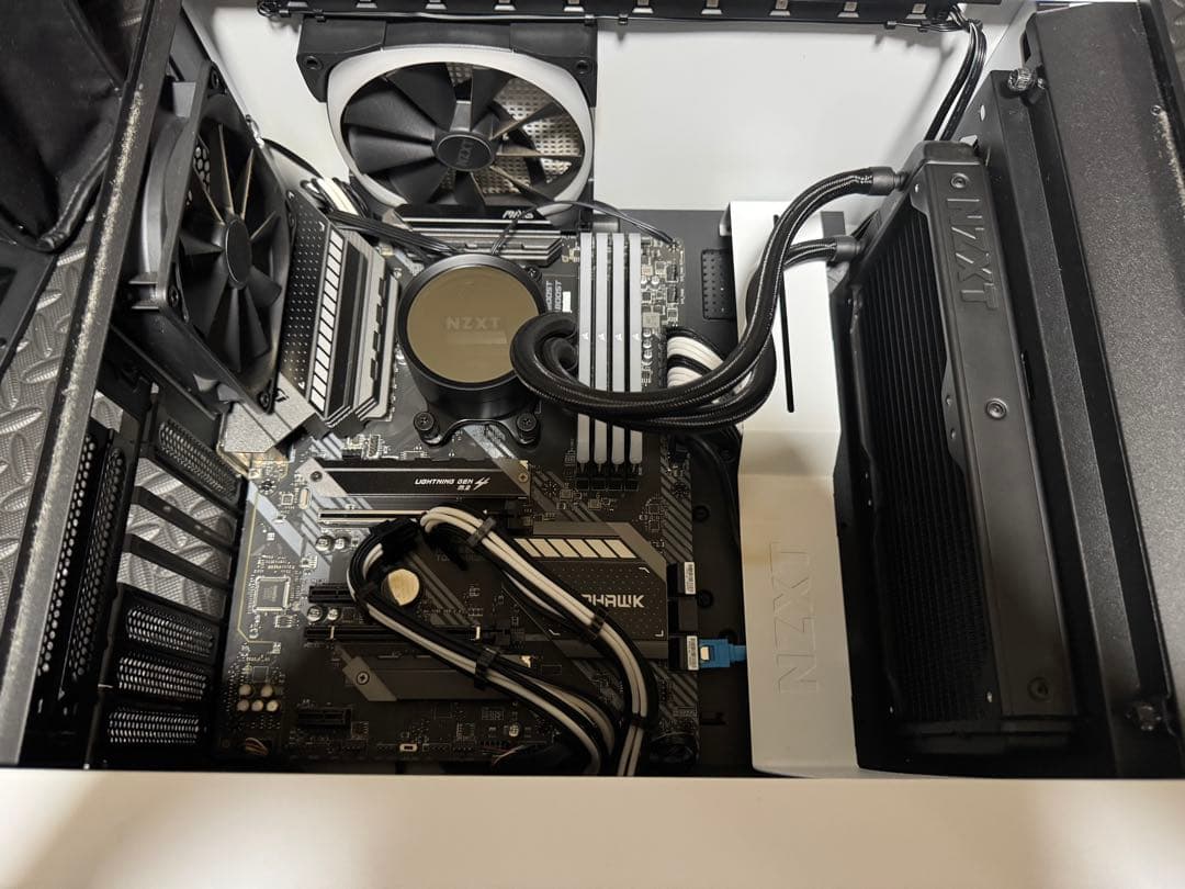 PC ryzen5 5600x NZXT簡易水冷クーラー