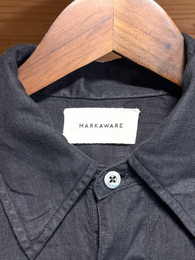 MARKAWAREヘンプ プルオーバーシャツ サイズ2 Cloudy