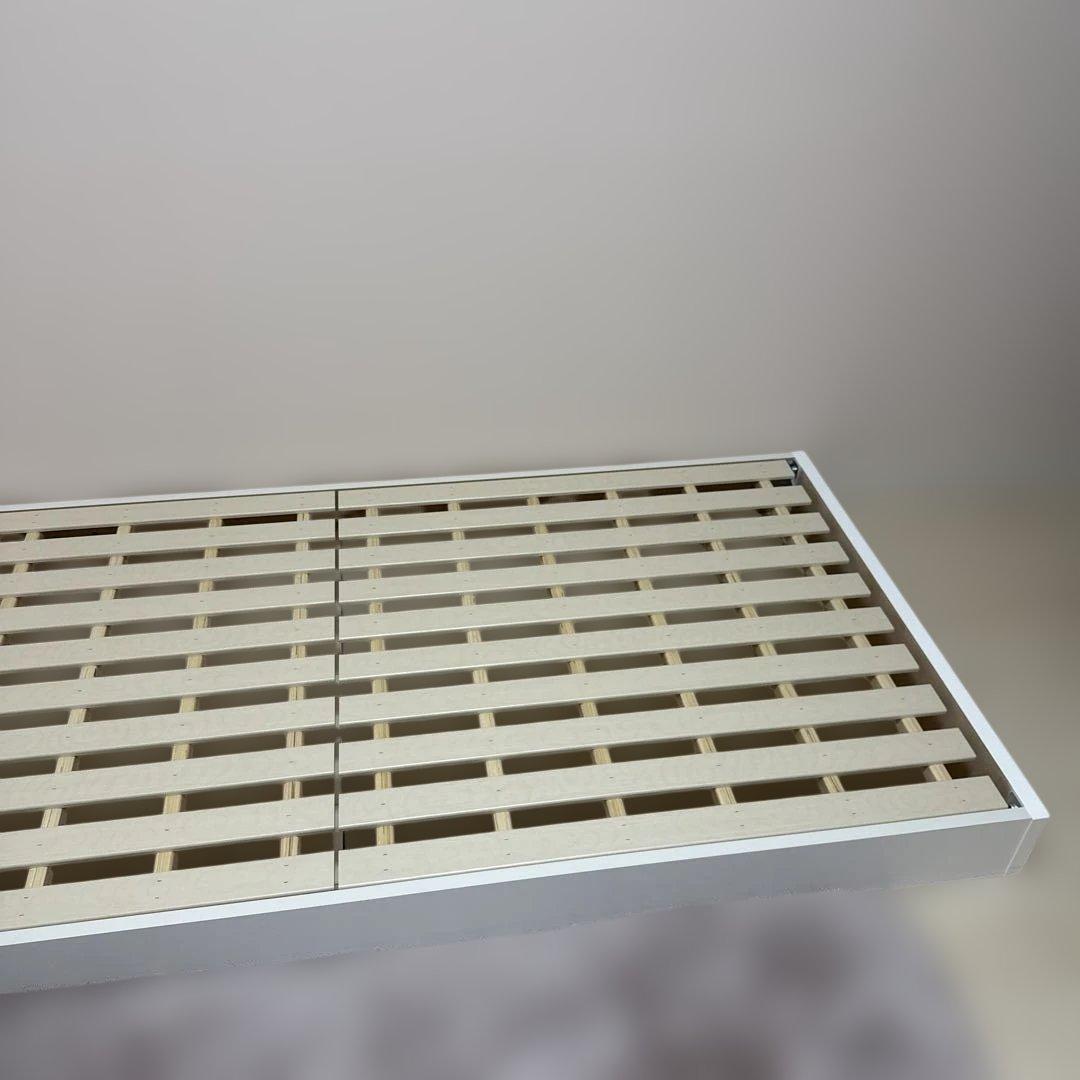 【美品】ニトリ　シンプル シングルベッドフレームとマットレス（Nスリーブハード）