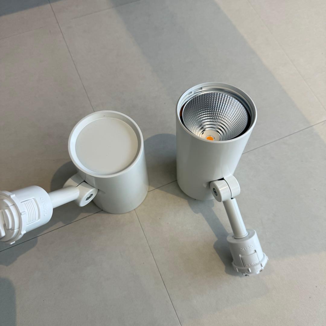 ダクトレール用 スポットライト 4個セット　ホワイト