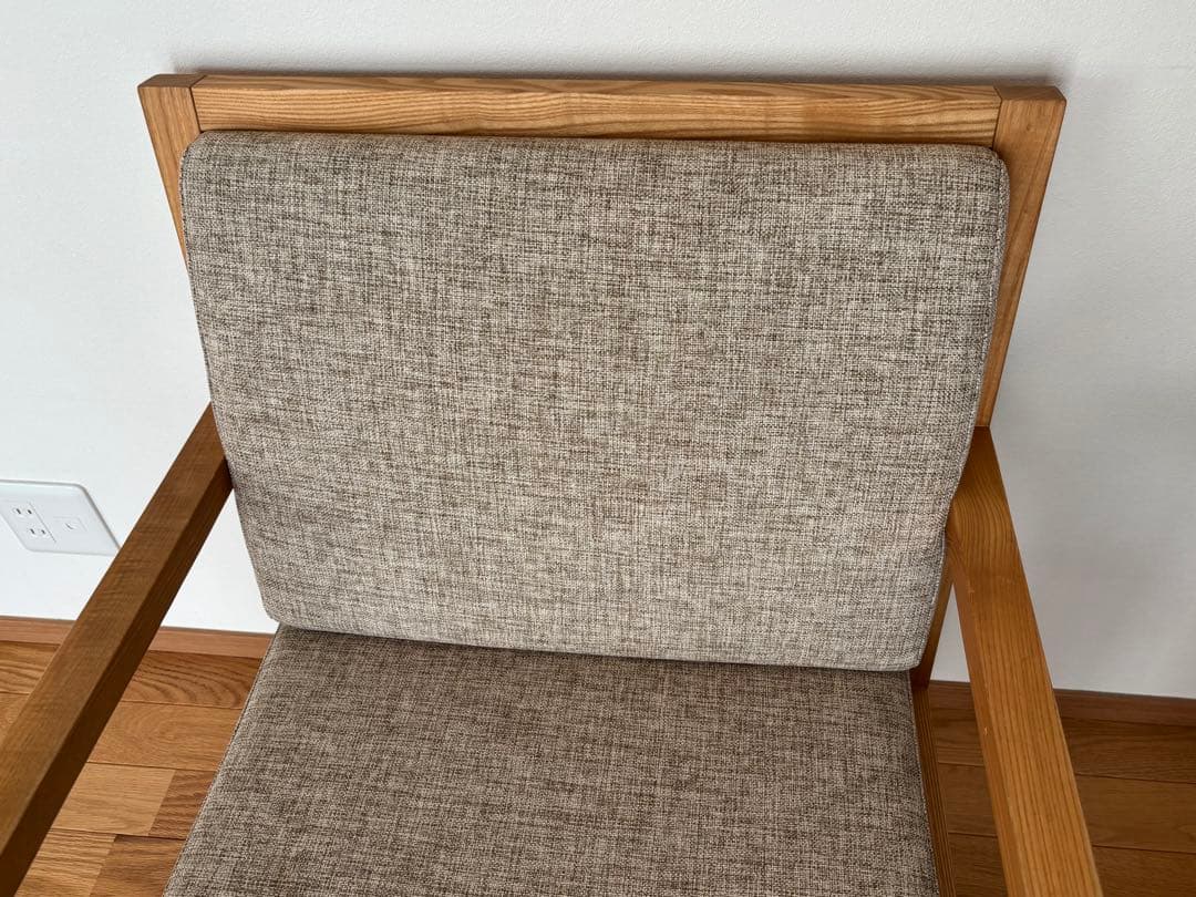 【AD CORE】ラウンジチェア 1PソファA-MODEオーク椅子 【ADコア】