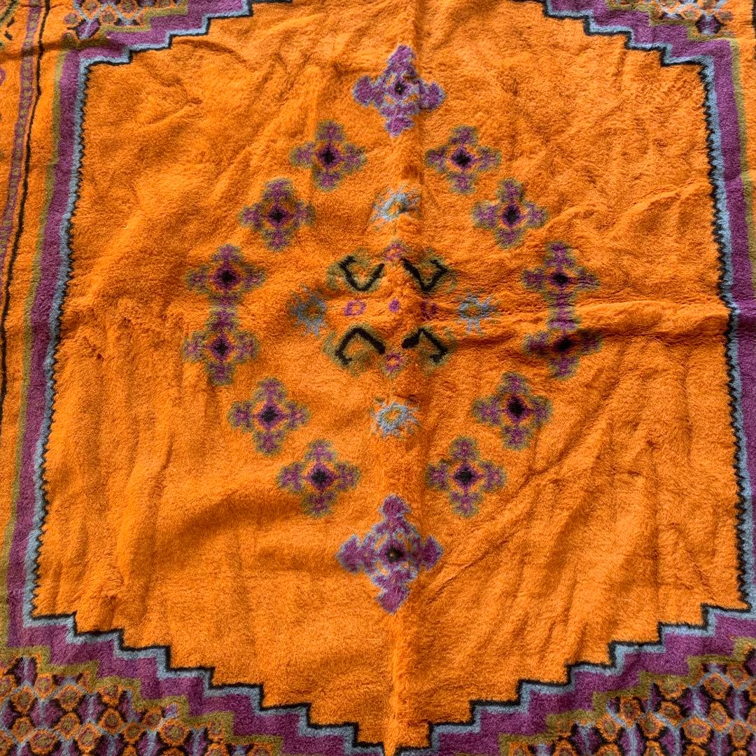 未使用 ビンテージ ドイツ製 アルパカ SCHURWOOL バージンウール 毛布