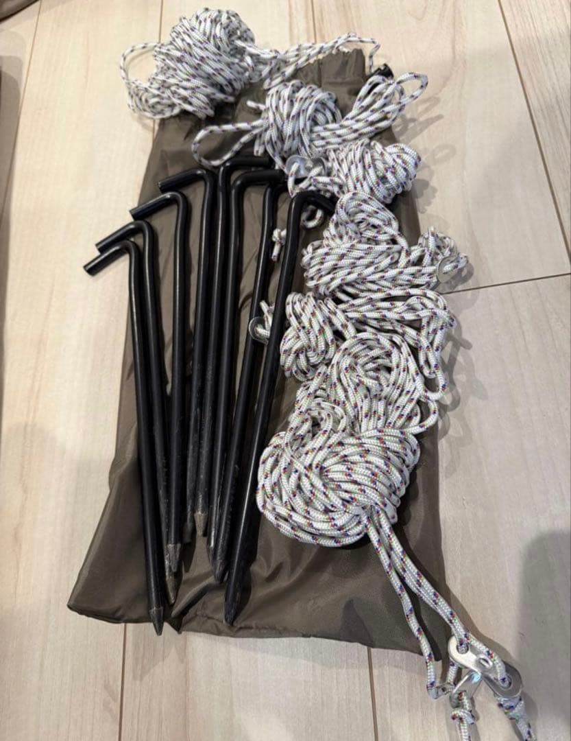 スノーピークランドネストM・タープセット グランドシート付き！