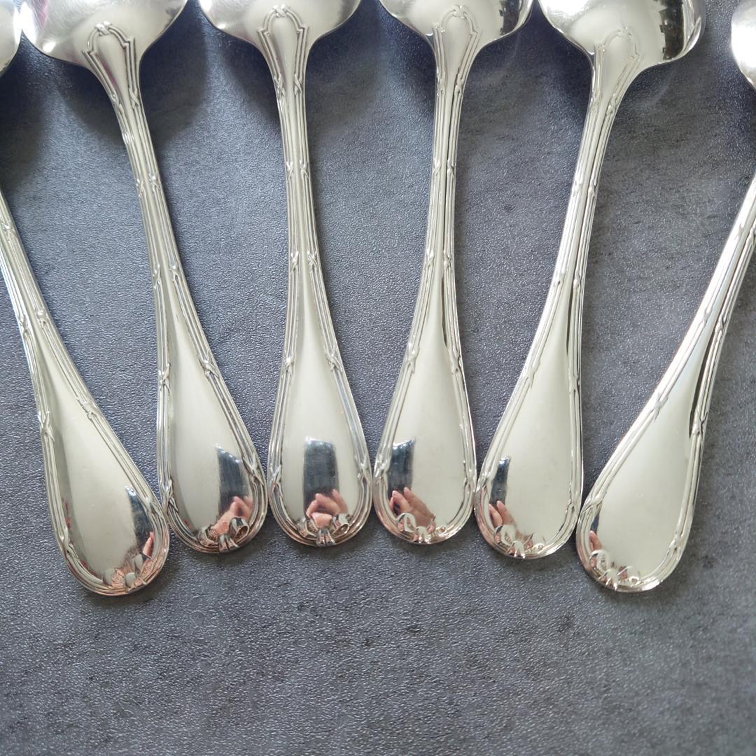 クリストフル リュバン コンソメスプーン 6点