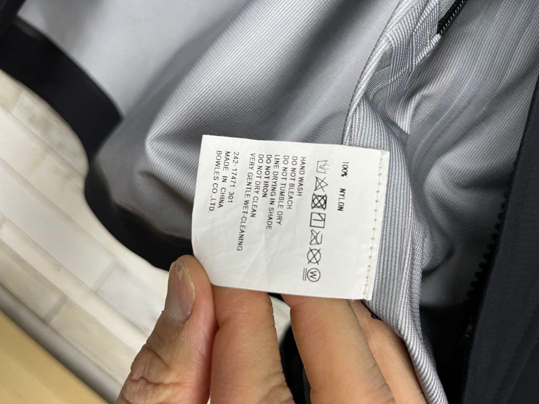 【美品】24FW HYKE PERTEX SHELL JACKET サイズ1