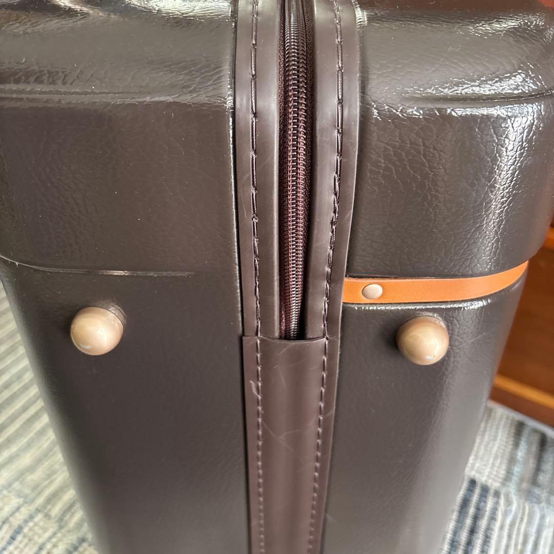 ACE エース　レザートランク風　スーツケース　HaNT ノートル　50L