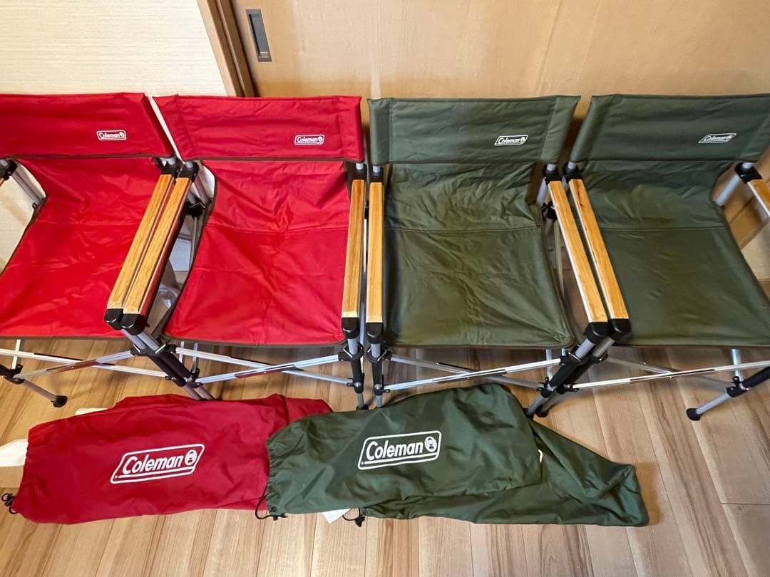 コールマン　ツーウェイキャプテンチェア　4脚