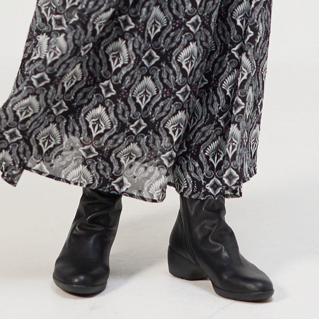 ソフトレザーブーツ900 （ブラック）　fitfit