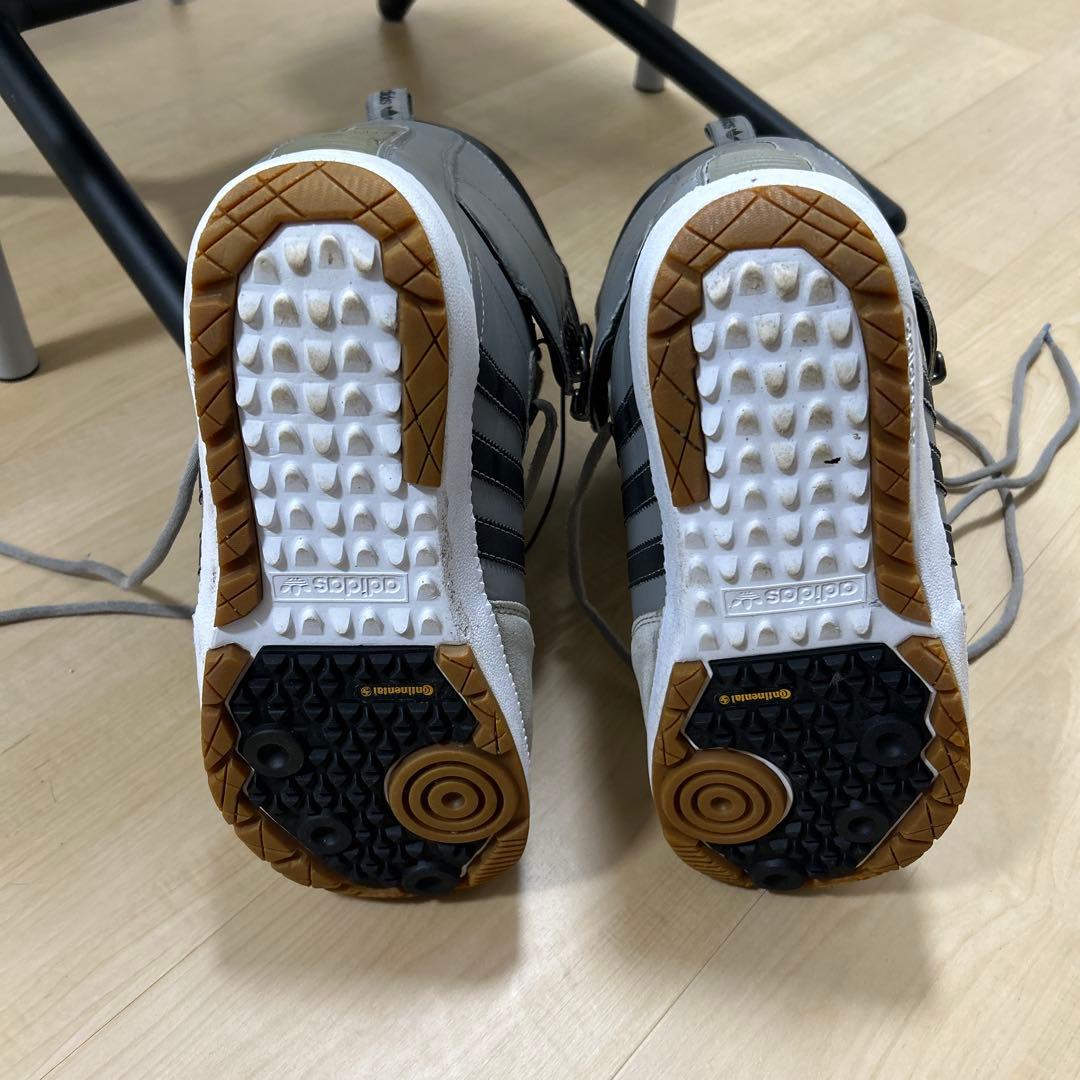 adidas スノーボードブーツ グレー/ブルー SAMBA