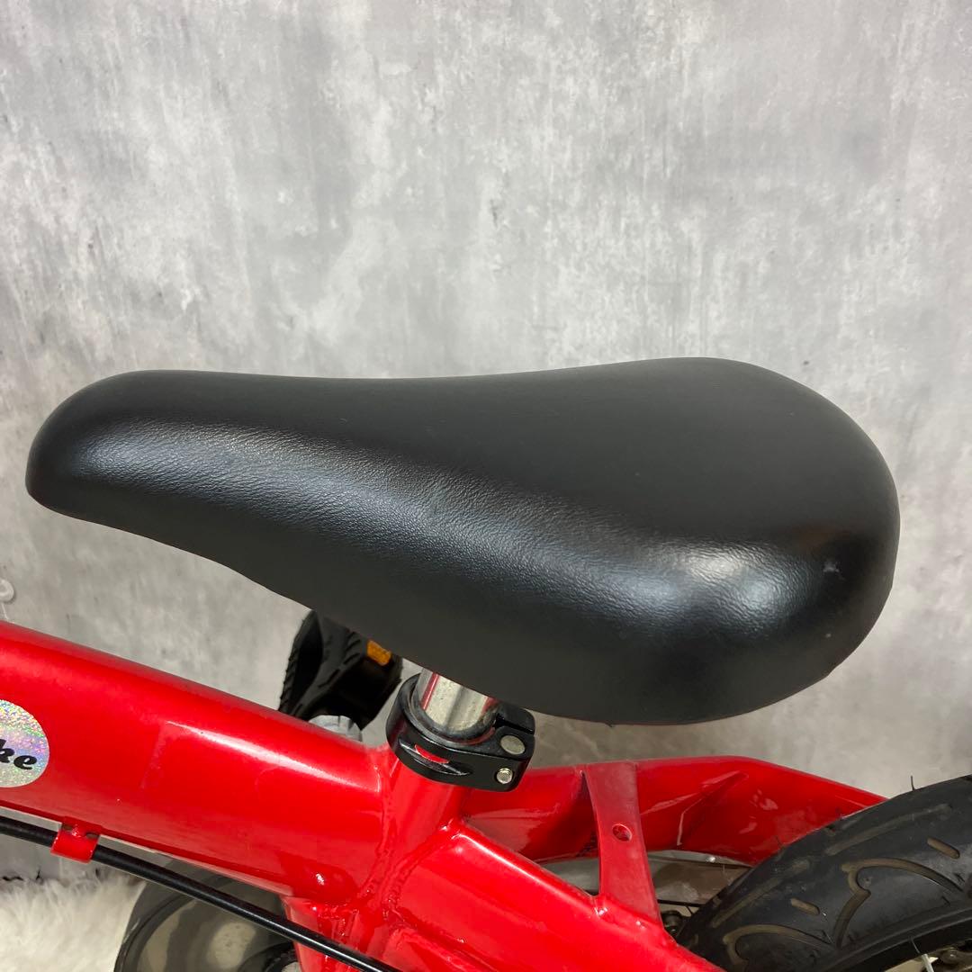 【美品】へんしんバイク　14インチ　赤　スタンド付き