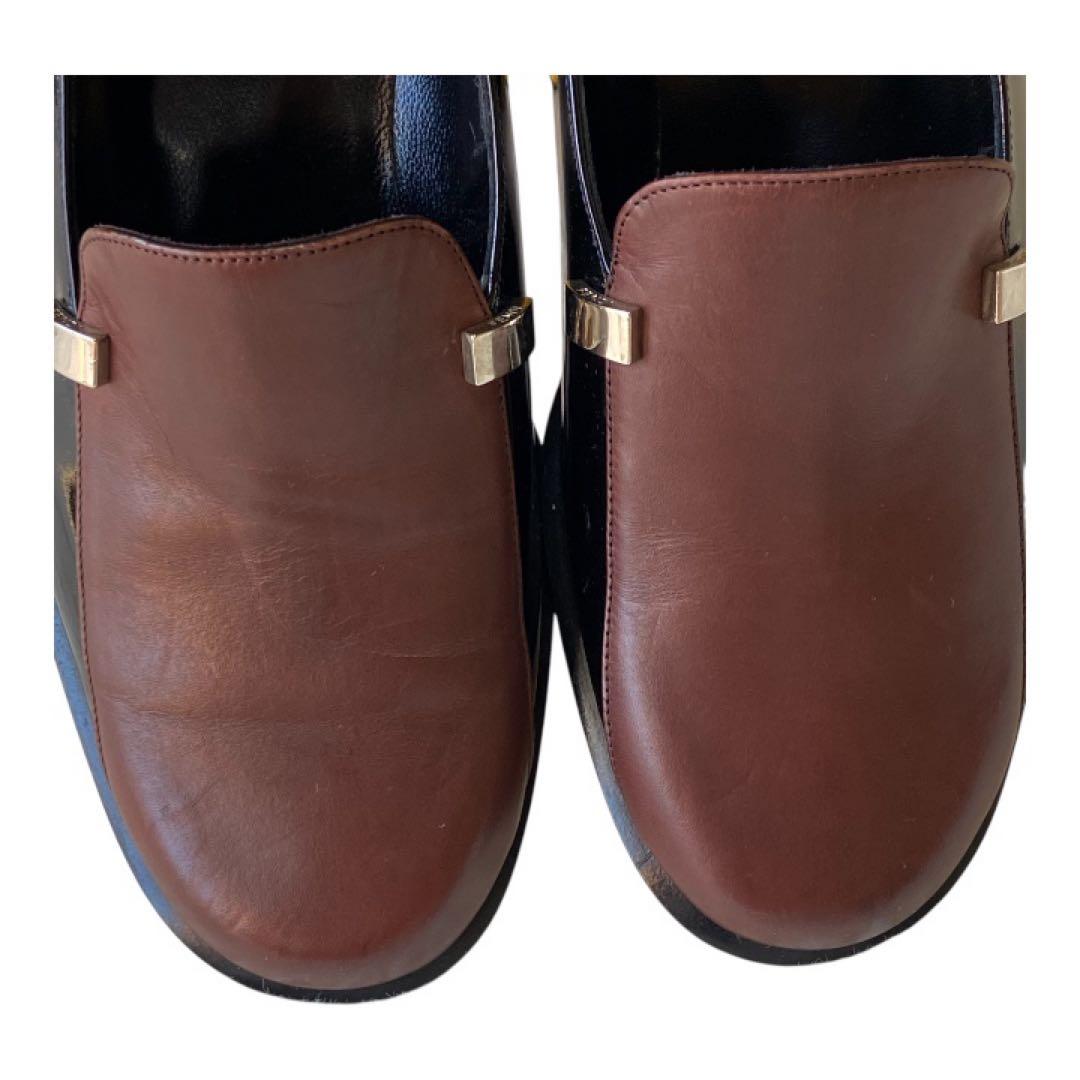 【希少】未使用品FENDIフェンディ靴ローファー 36.5 (23.5)レザー