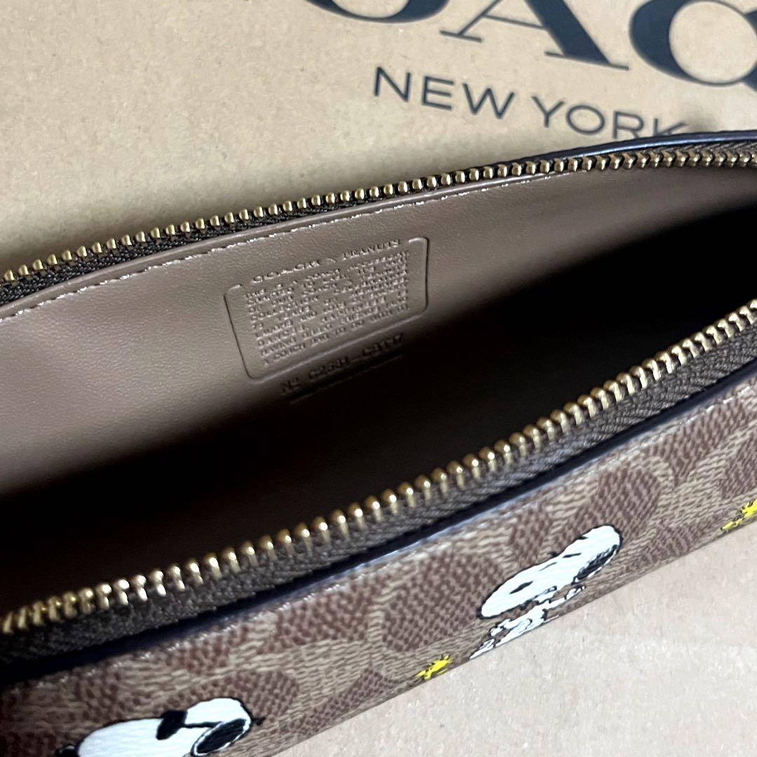 【新品未使用】COACH スヌーピー ペンケース