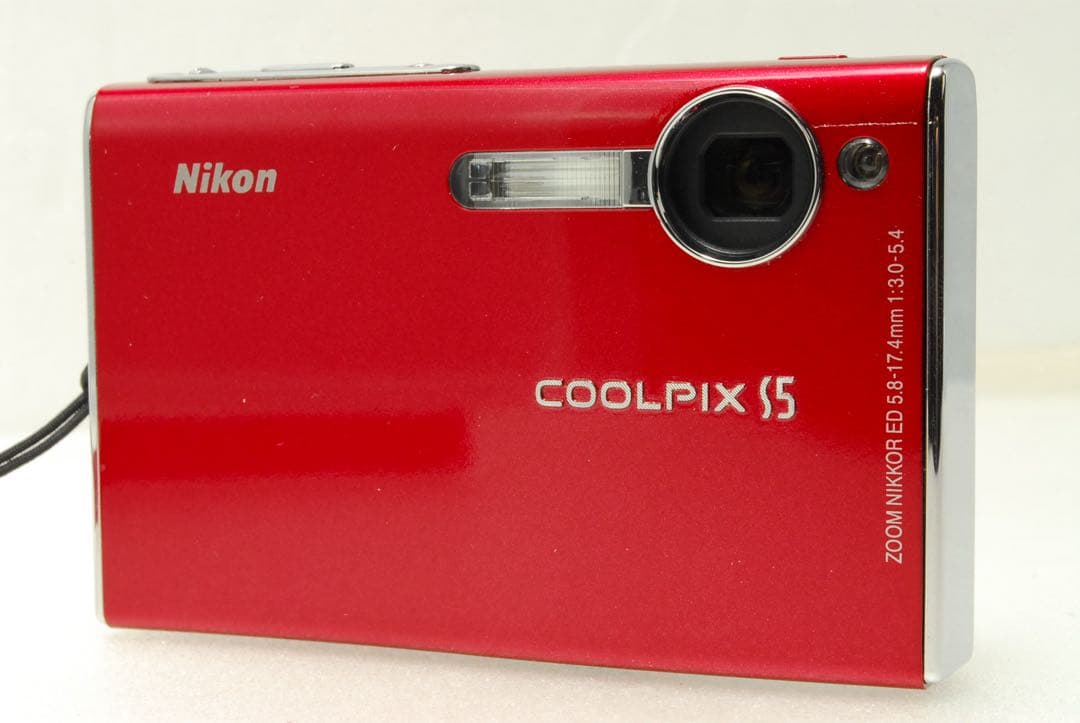 vintage 様_Nikon COOLPIX S5 ❤️スマホ転送 レッド ニコ