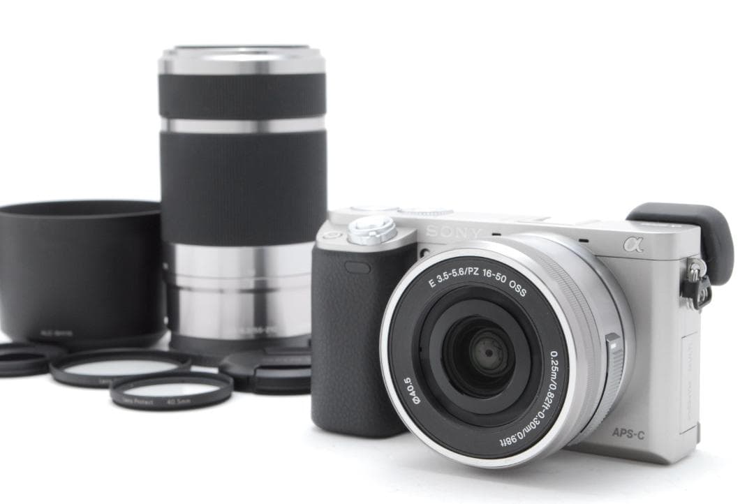 【美品】ソニー Sony α6000 ダブルレンズセット ILCE-6000Y