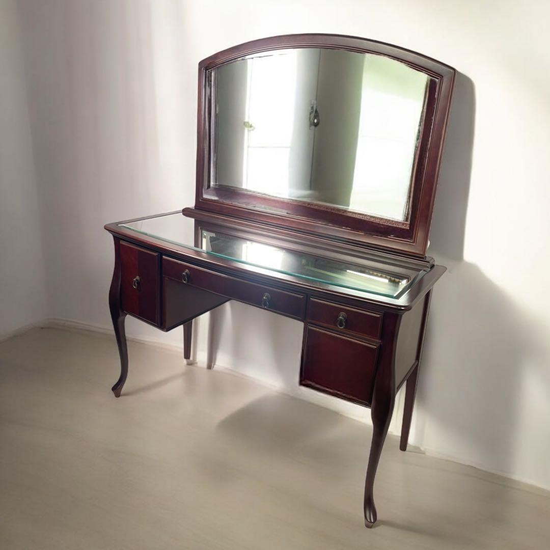 HR505 【猫脚 高級材】maruni ベルサイユ　ドレッサー　首都圏無料配送