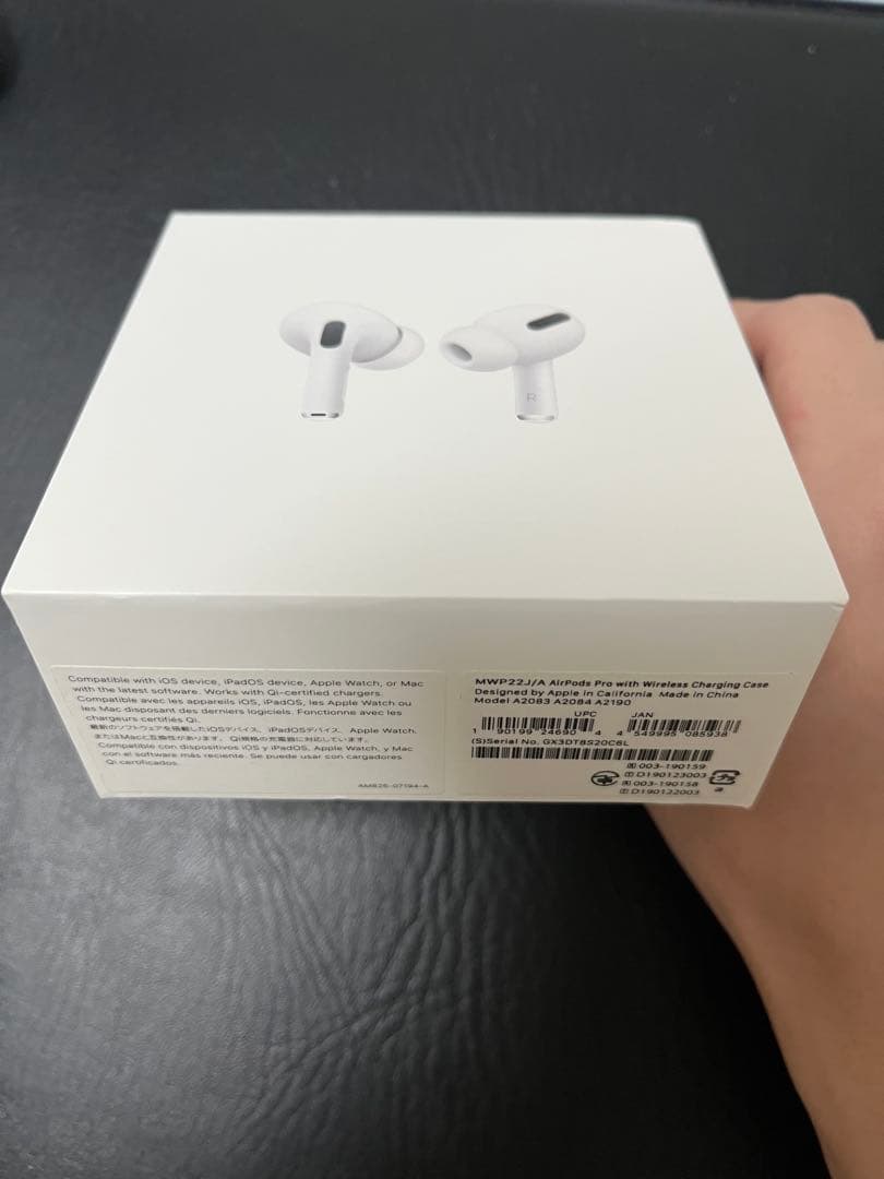 AirPods Pro 本体+充電ケース+クリアカバー