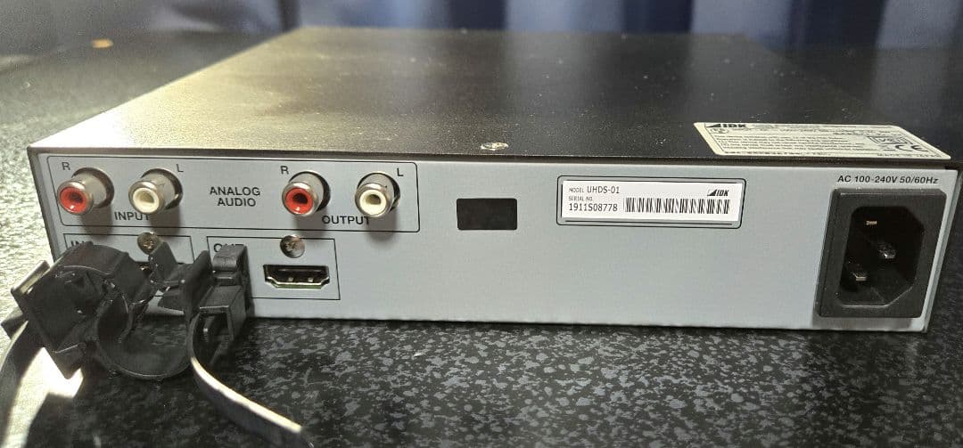 4K@60対応 HDMIオーディオエンベッダー・ディエンベッダー UHDS-01