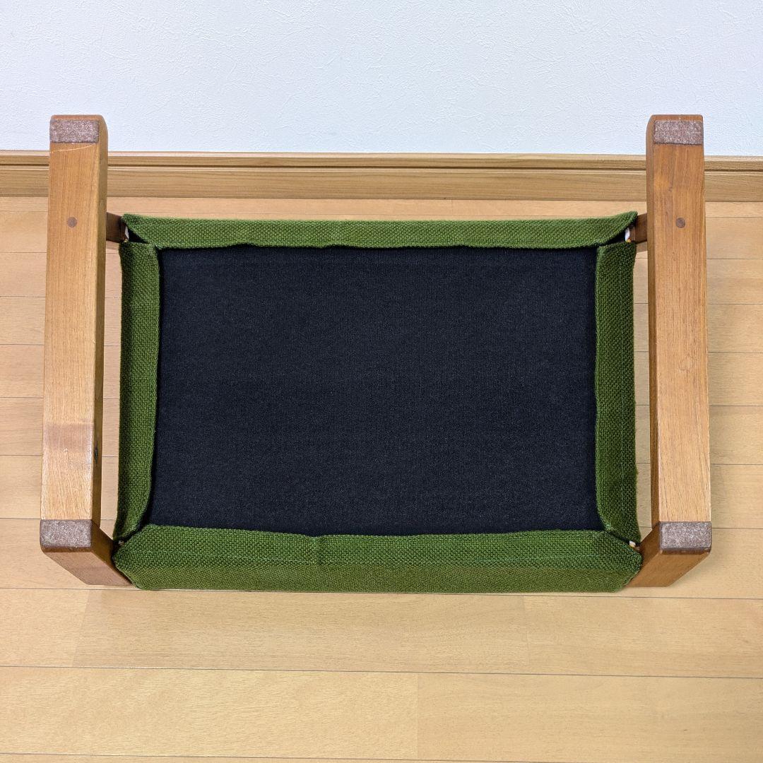 キト ザガク zagaku 座椅子正座胡座 コンパクト グリーン緑ウォールナット