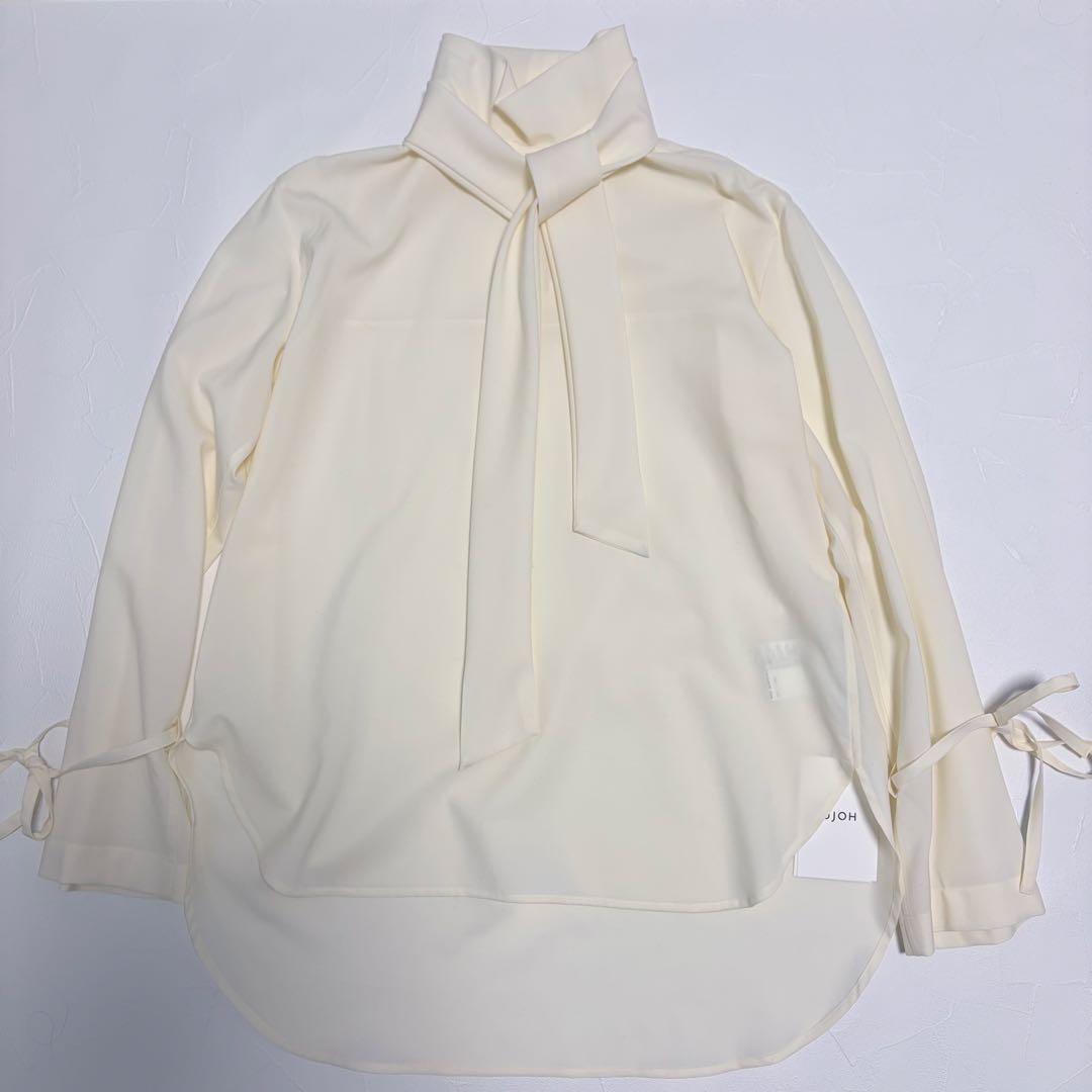 トップス UJOH Bow Tie Shirt Vanilla