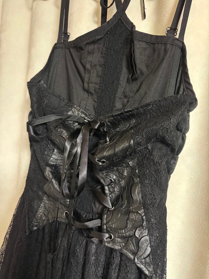 h.NAOTO BLOOD ホルターネックキャミソールワンピース