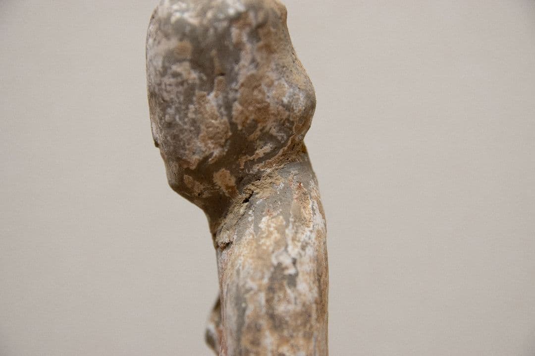 漢　陶俑　加彩　古美術　中国