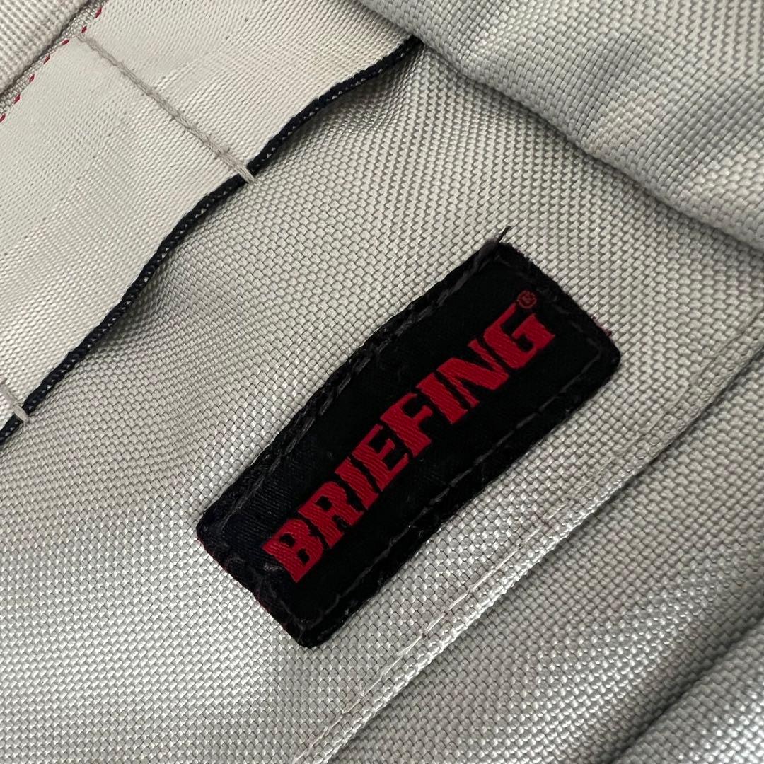BRIEFING ブリーフィング　カートバッグ　ゴルフ　シルバー　銀色　GOLF