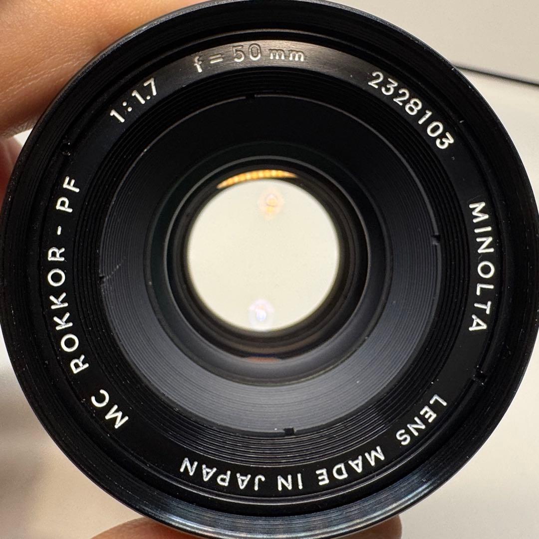 Minolta SR 505 一眼レフカメラ 電池＆レンズセット