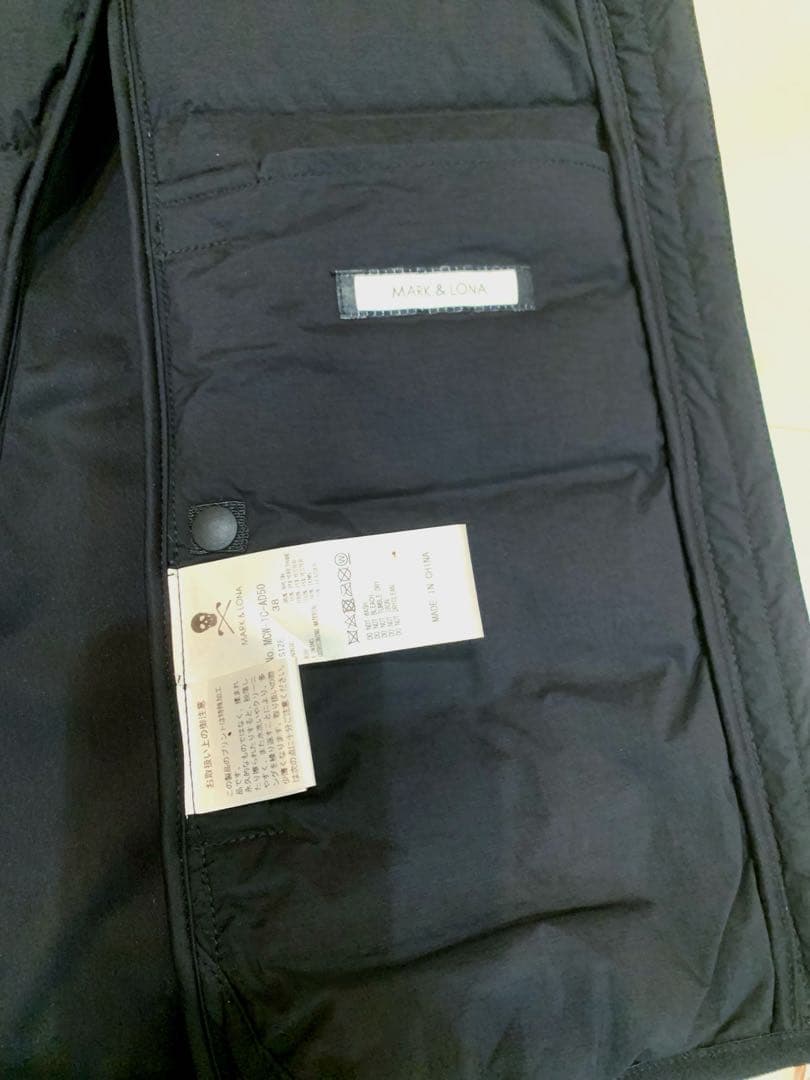 新品未使用　レディース　mark&lona マークアンドロナ　ダウンベスト M