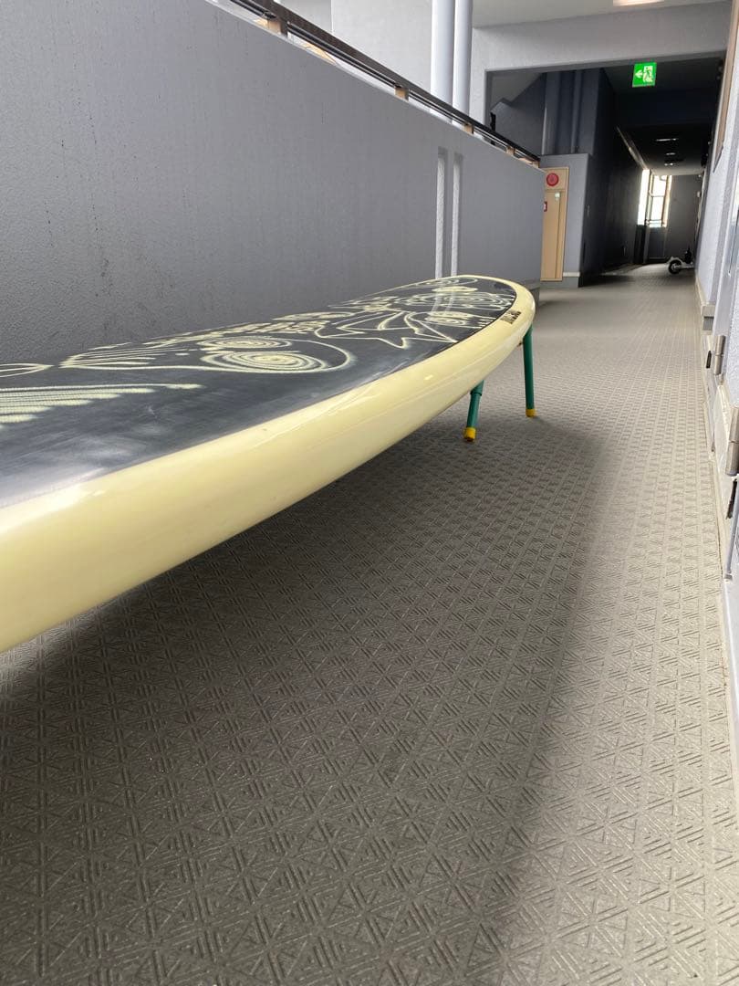 ★送料込　サーフボード　ロングボード9f ハードケース付