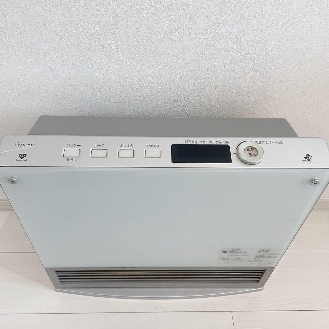 Ｊ　ガスファンヒーター ガラストップ 取扱説明書付き GS-35G2G