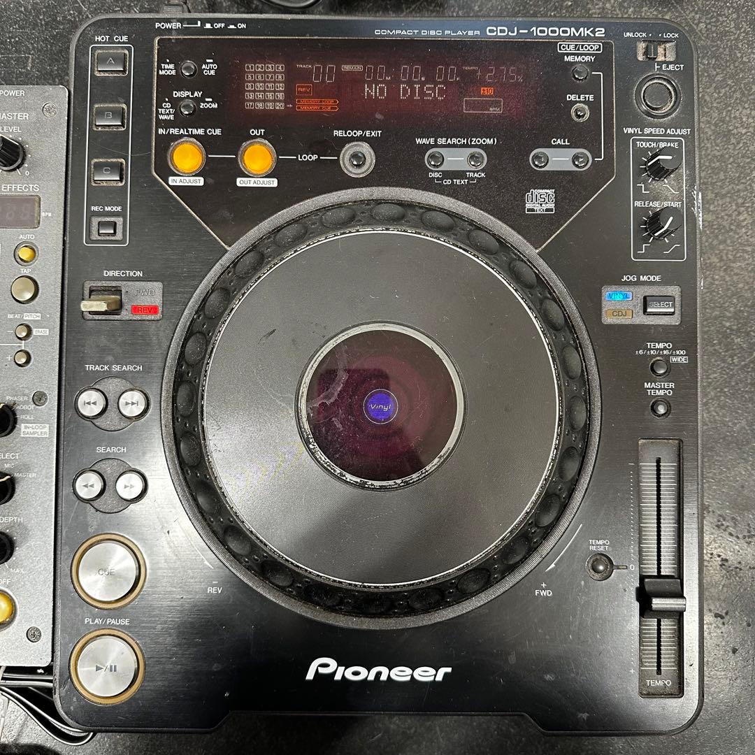 DJ機材 CDJ-1000MK2 DJM-400 cdj 1000mk2 DJM 400