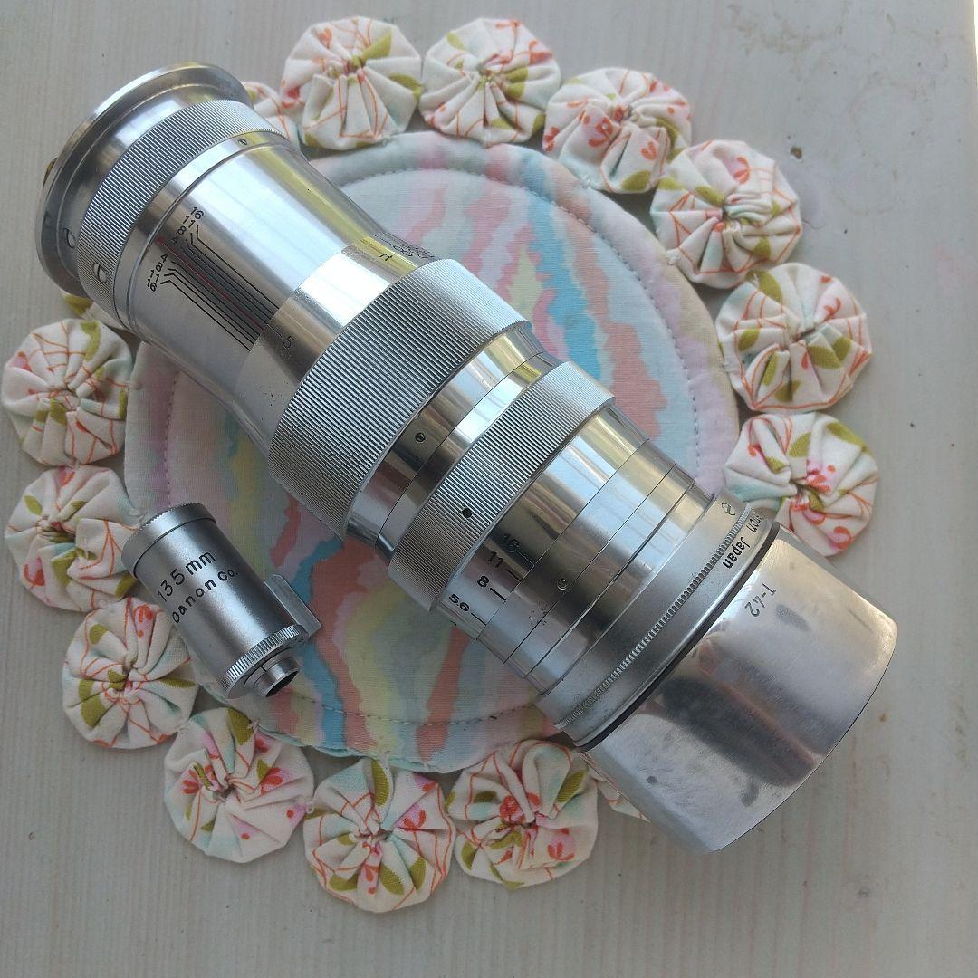 キャノン-L 135mmF4オールクロームタイプ初期型