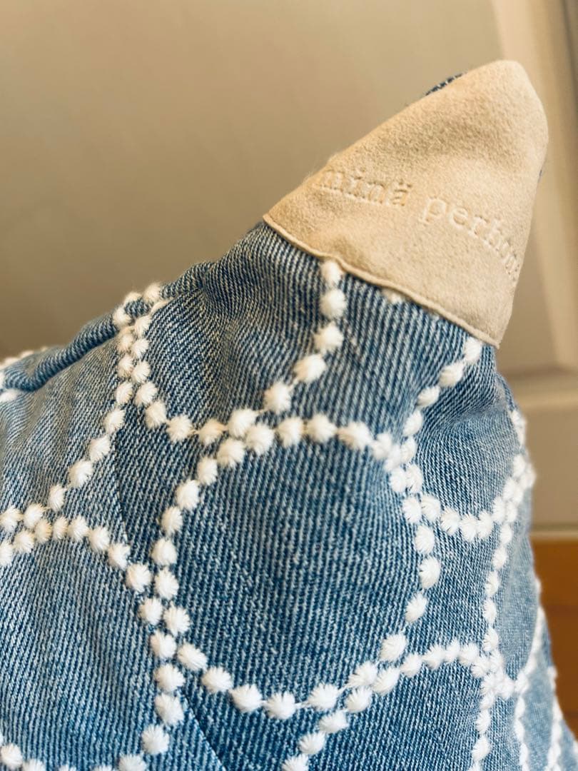 ミナペルホネン　デニムクッション