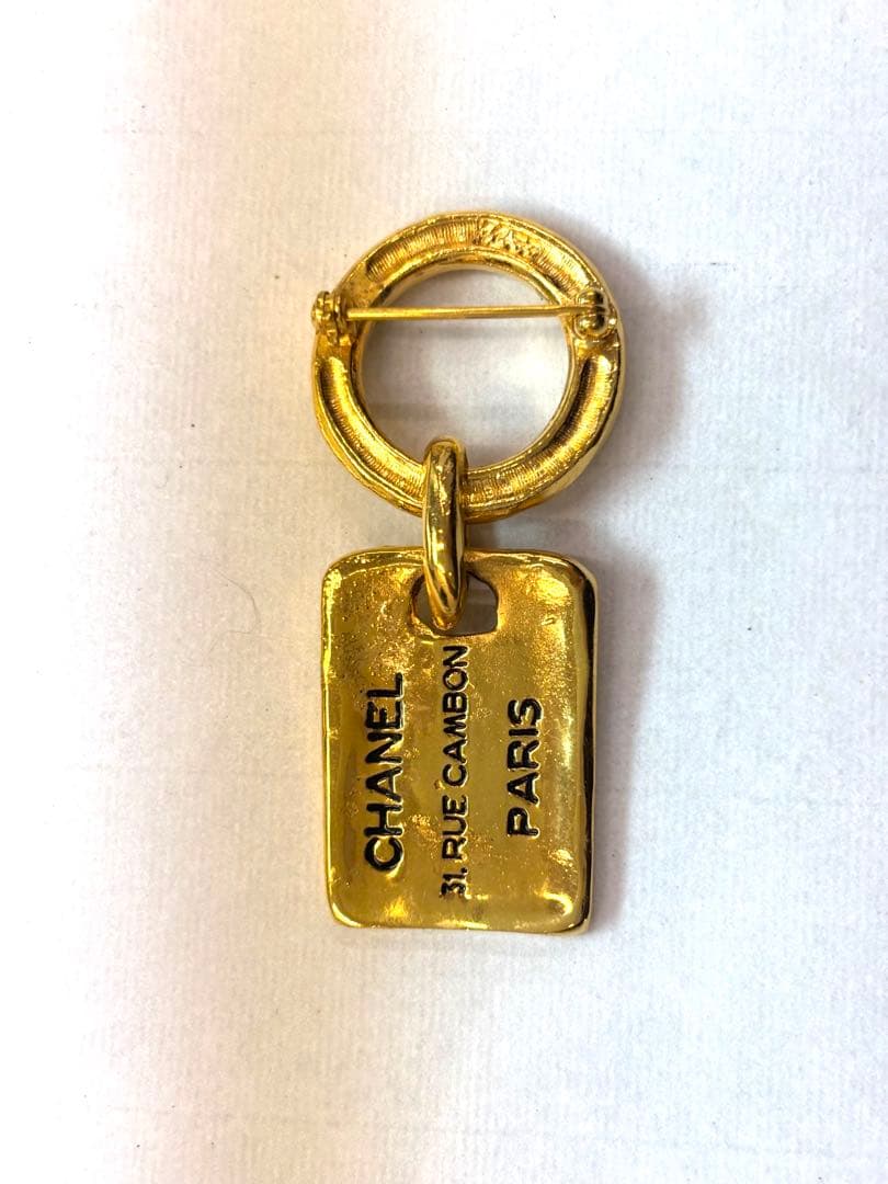 再値下げ！美品☆ビンテージシャネル☆CAMBONタグ ブローチ☆ゴールド