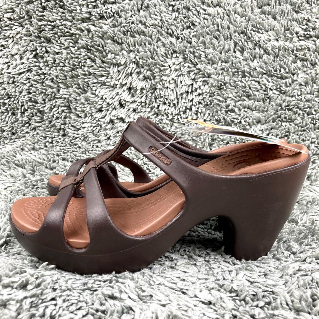 新品 CROCS クロックス　サイプラス W8 24cm ダークブラウン 廃盤