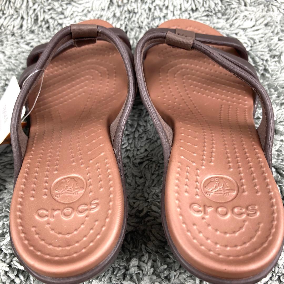 新品 CROCS クロックス　サイプラス W8 24cm ダークブラウン 廃盤
