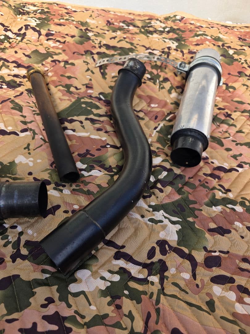 CBX 400F当時もの黒鉄4-1マフラー