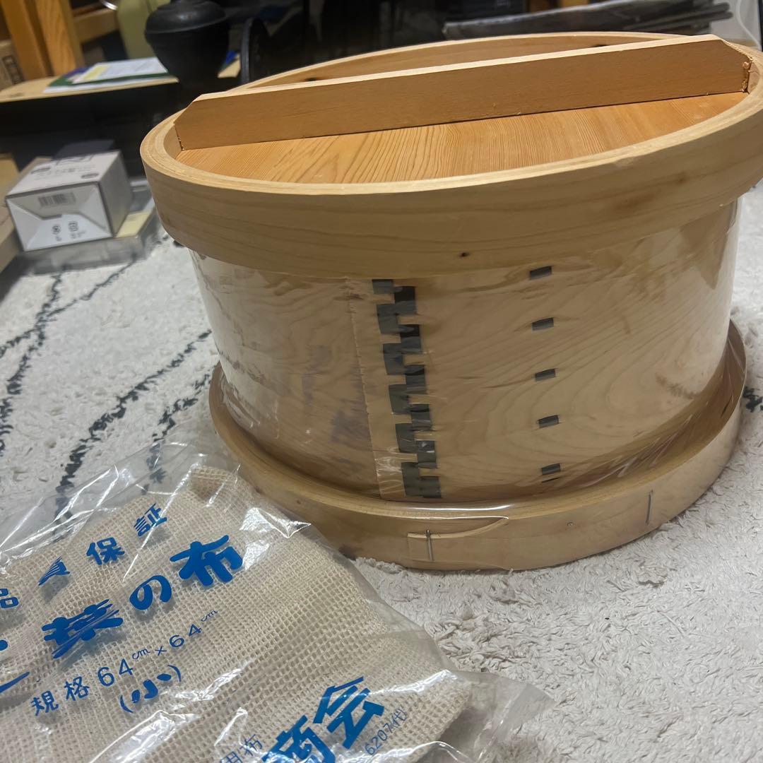 和せいろ 深型五寸 尺(三升用) 本体、蓋セット せいろず付 手作り蒸籠 国産