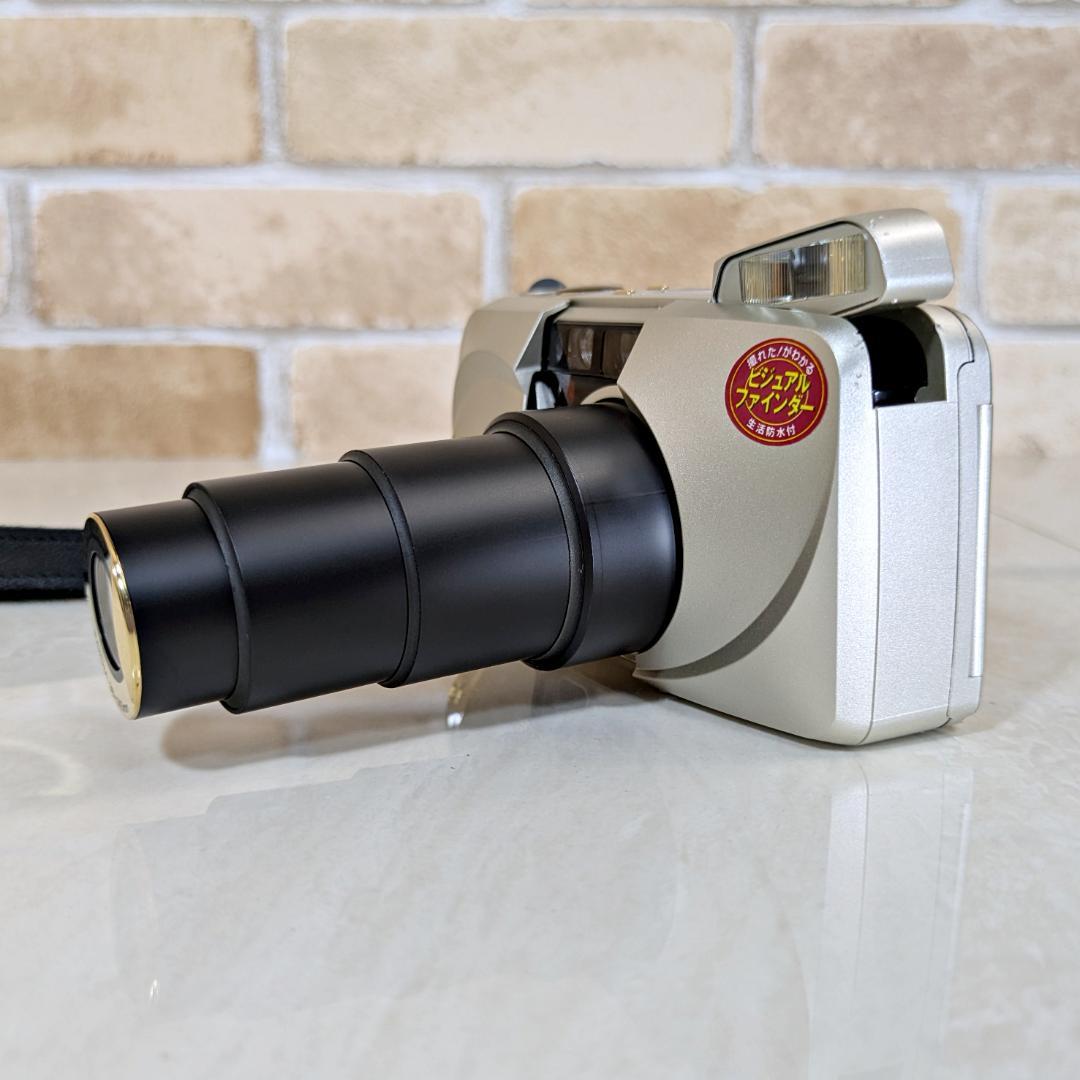 【完動美品】OLYMPUS μ ZOOM 140VF フィルムカメラ 動作確認済