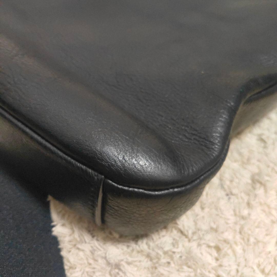 COACH コーチ レザーショルダーバッグ 黒 F71745 メンズ 斜め掛け