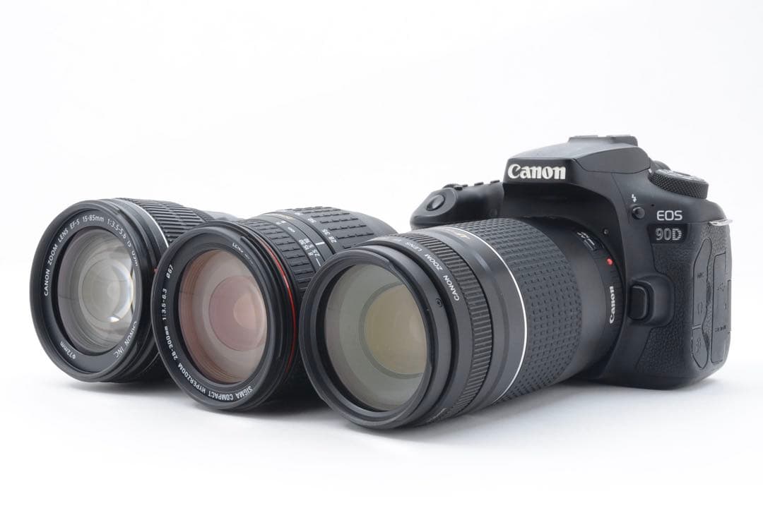 デジタル一眼レフカメラ Canon EOS 90Dトリプルレンズセット