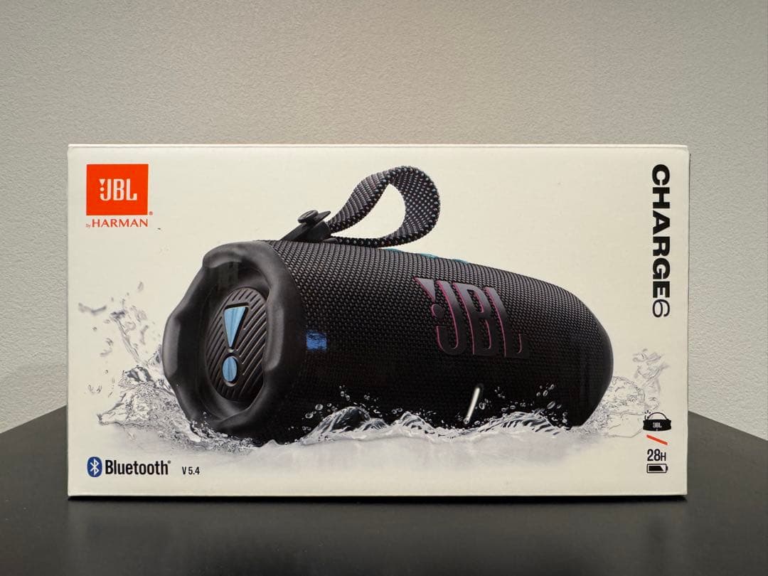 JBL Charge 6 ファンキーブラック 室内使用のみ 11/29購入